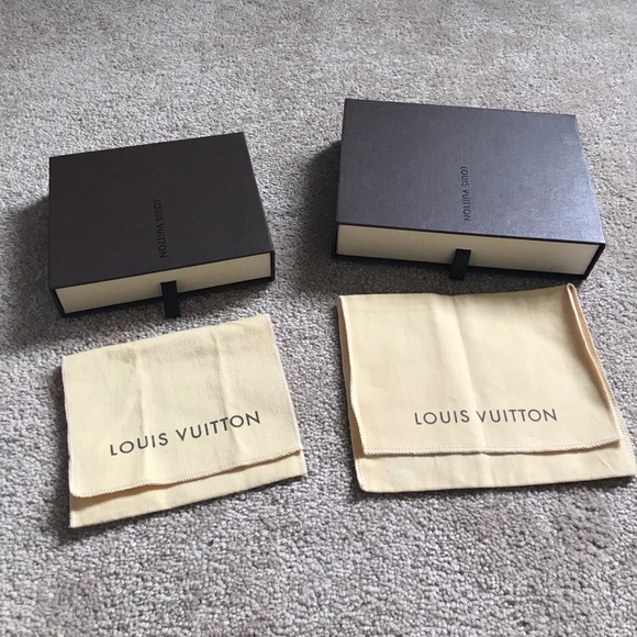 Authentic Louis Vuitton dust bag and box
